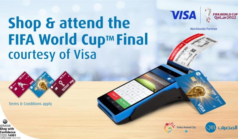 Visa teams up with QIB to Offer FIFA World Cup Final tickets through Spend & Win Campaign at Doha Festival City